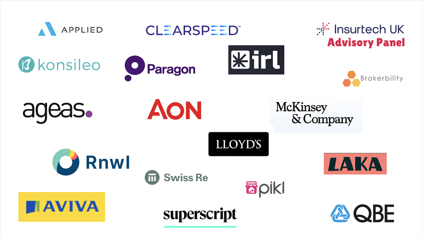 Panel member logos
