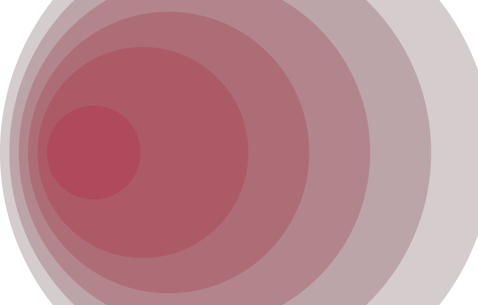 Red Concentric Circles Blurred