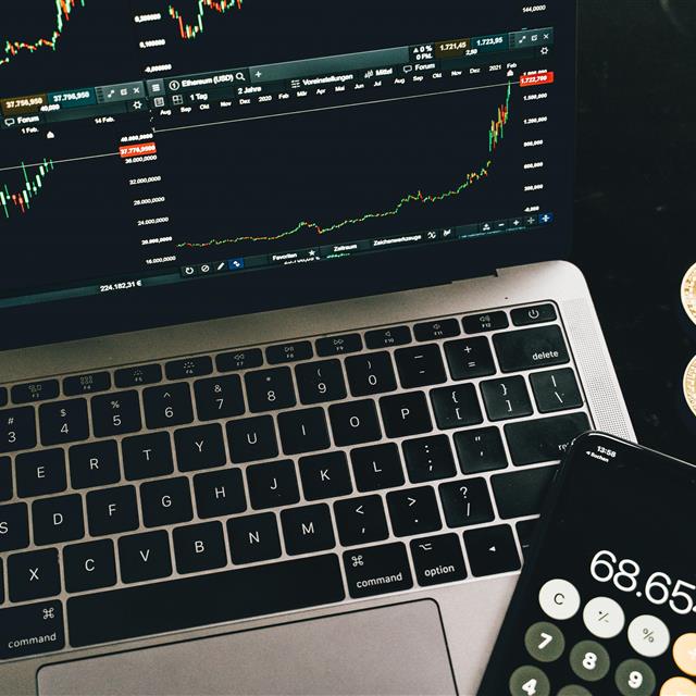 Fintech stock image