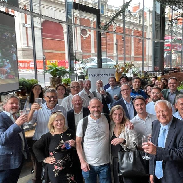 Investor pitching and summer drinks